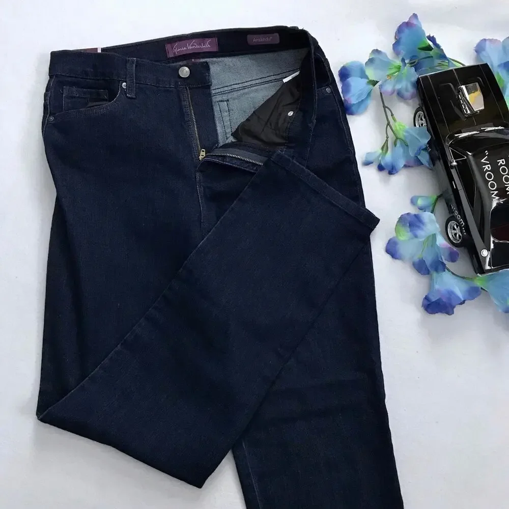 Gloria Vanderbilt NWOT Amanda The Original Slimming Jeans Women 8 Average